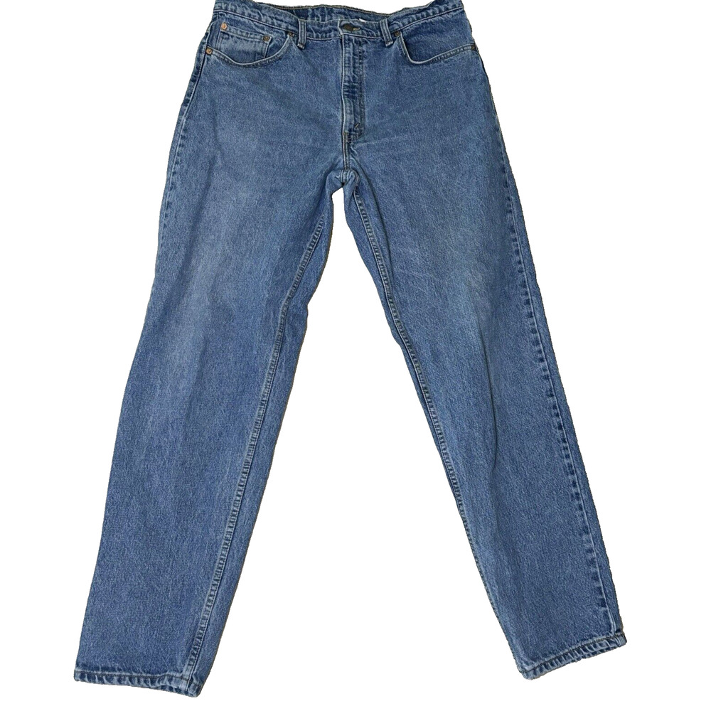 Levi's 550 Jeans, Men's Size 38X34 (34X33), Authentic,‎ Blue Denim